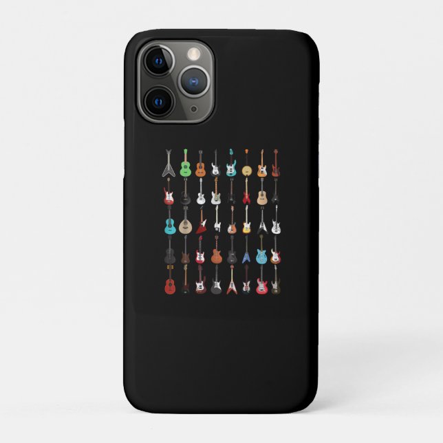 Guitar Musical Instrument Rock and Roll Case-Mate iPhone Case (Back)