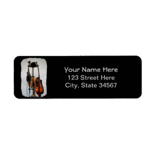Guitar Musical Instruments Return Address Labels