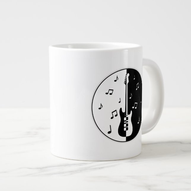 Guitar Night Large Coffee Mug (Front Right)