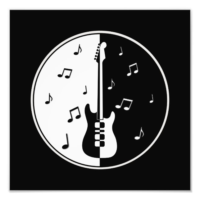 Guitar Night Photo Print (Front)