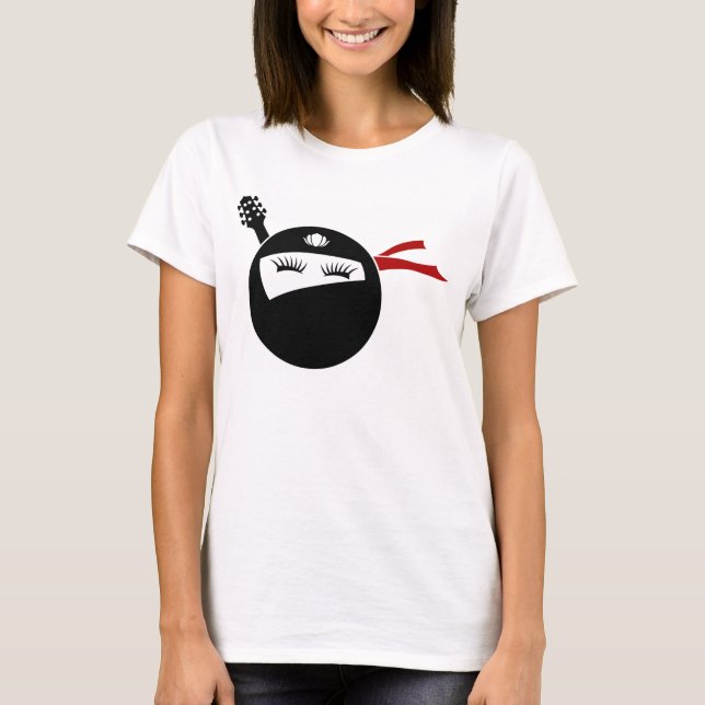 Guitar Ninja T for Girls T-Shirt (Front)