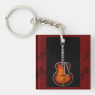 "Guitar Notes" Keychain