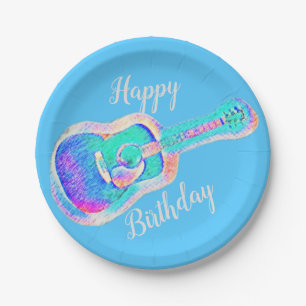 GUITAR PAPER PLATE