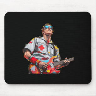 Guitar Paramedic Costume for Guitarists and EMT Mouse Pad