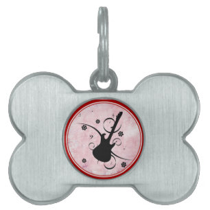 Guitar Pet Tag