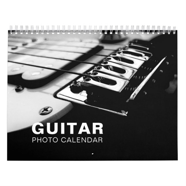 Guitar Photo Wall Calendar (Cover)