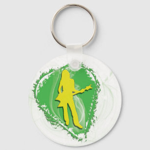 Guitar_Pick Keychain