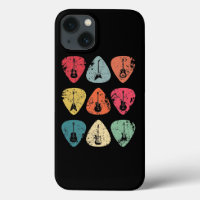 Guitar Pick Retro Vintage for Guitarists Bassist