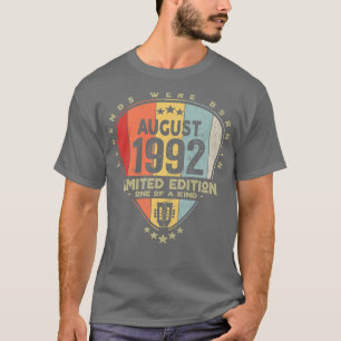 Guitar PickLegends Were Born In August 1992 Guitar T-Shirt