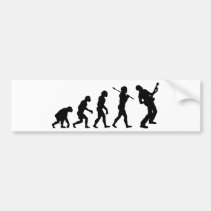 Guitar Player Bumper Sticker