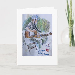 Guitar Player  Card