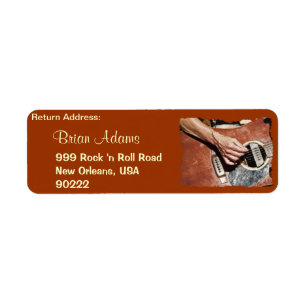 GUITAR PLAYER Music Lovers Retourner l'adresse Éti