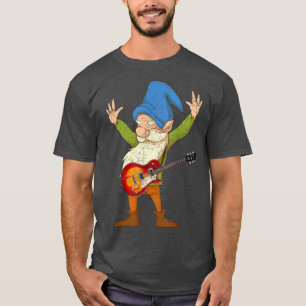Guitar Player Musician Guitarist Music Gnome Nordi T-Shirt