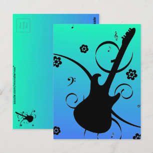 Guitar Postcard