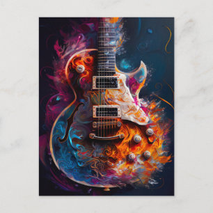 Guitar Postcard