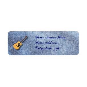 GUITAR-RETURN ADDRESS LABEL