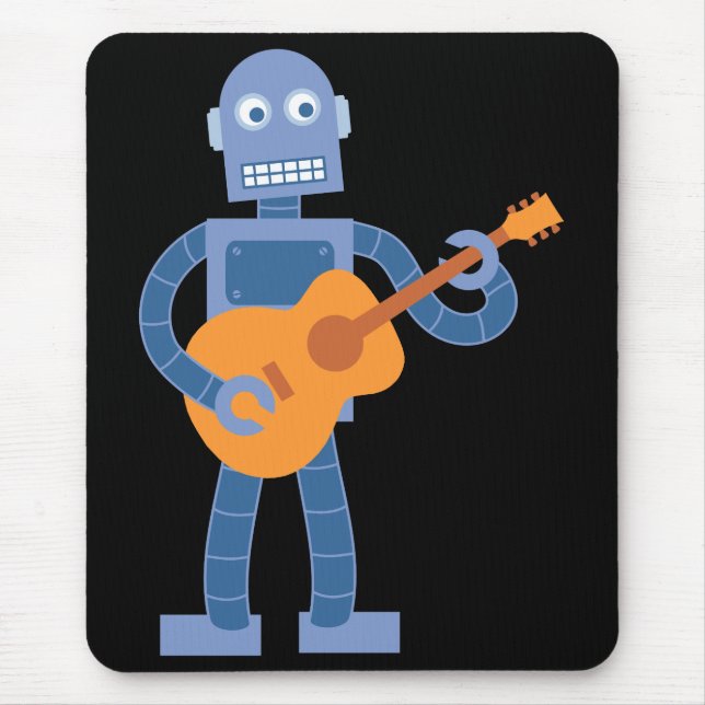 Guitar Robot Mouse Pad (Front)