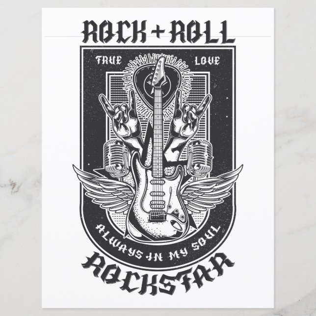 Guitar Rock design (Front)