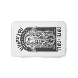 Guitar Rock design Bath Mat