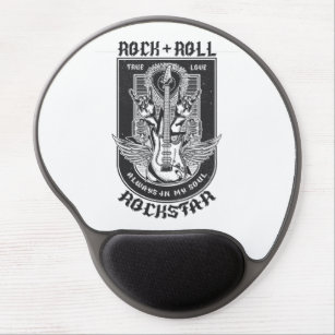 Guitar Rock design Gel Mouse Pad