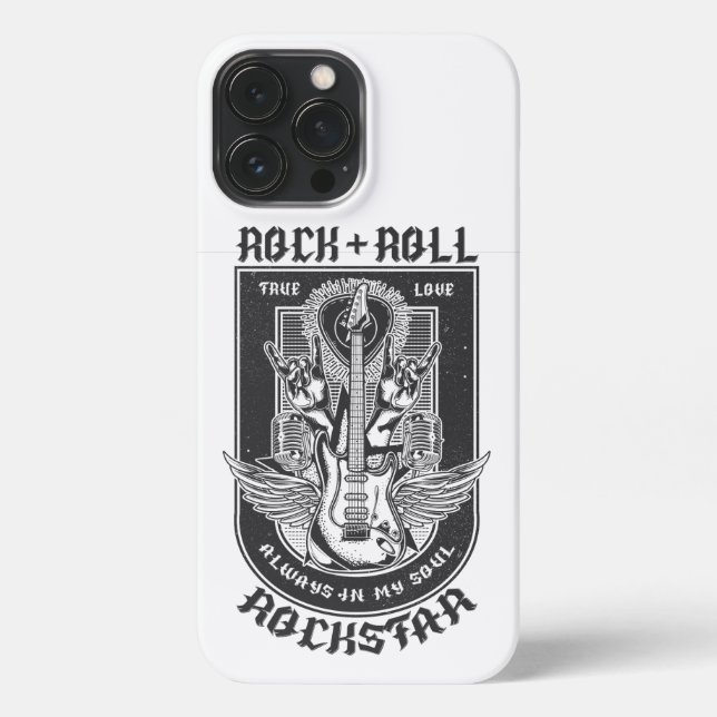Guitar Rock design iPhone Case (Back)