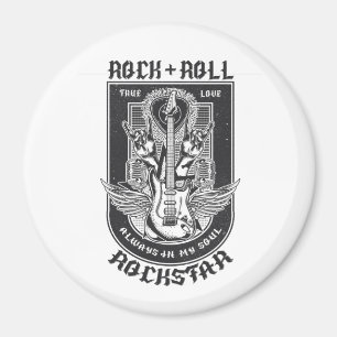 Guitar Rock design Magnet