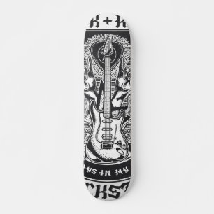 Guitar Rock design Skateboard