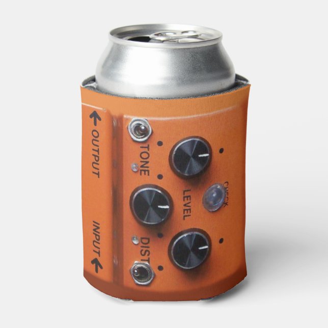Guitar Rock Distortion Effects Pedal Can Cooler (Can Front)