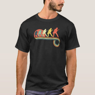 Guitar Rock Dude Retro Vintage Sunset Rainbow T-Shirt