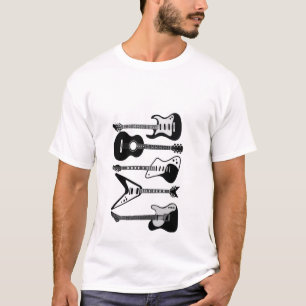 Guitar Rock Music For Guitarists Retro Duo T-Shirt