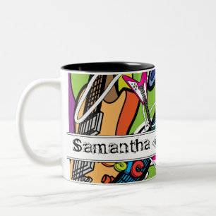 Guitar Rock Music Star Grunge Coffee Mug Cup