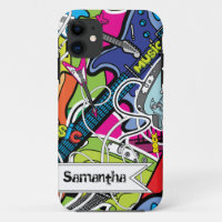 Guitar Rock Music Star Mate ID™ iPhone 5 Coque