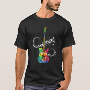 Guitar Rock n Roll Bass Instrument Vintage Metal T T-Shirt