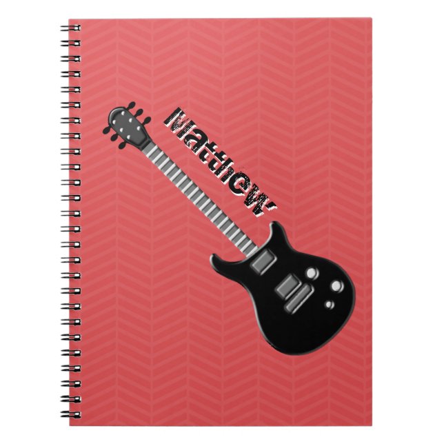 Guitar Rock Star Notebook (Front)