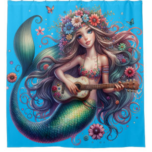 "Guitar Serenade: Mermaid's Melody"