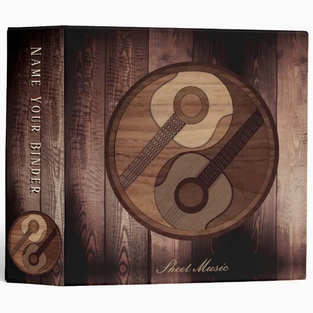 Guitar Sheet Music Binder (Front/Spine)
