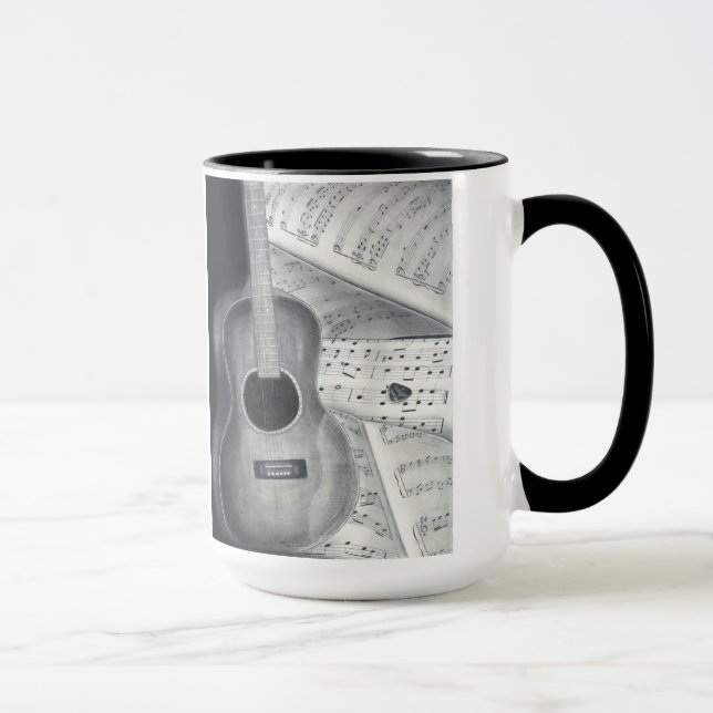 Guitar & Sheet Music Mug (Right)