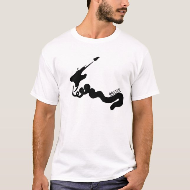 Guitar Snake. T-Shirt (Front)