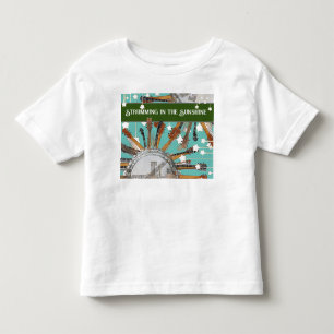 GUITAR STRINGS IN THE SUN TODDLER T-SHIRT