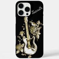 Guitar Strings Shine with Gold