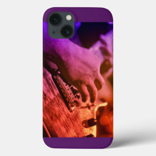 Guitar Strumming Purple iPhone 13 Case