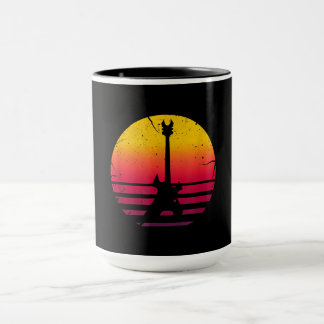 Guitar Sunset Electric Rock Music Lover Instrument Mug
