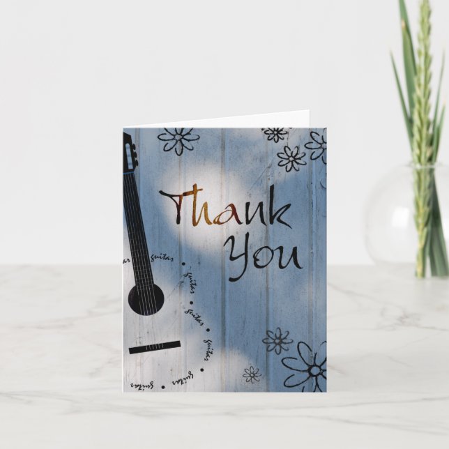 Guitar Thank You Note (Front)