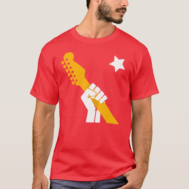 Guitar Theory Revolution Red T #0003 T-Shirt (Front)