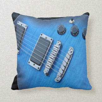 guitar throw pillow