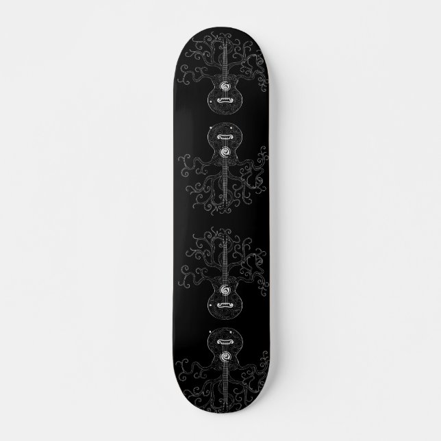 Guitar tree of life skateboard (Front)
