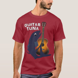 Guitar Tuna Funny Novelty Music Graphic T-Shirt