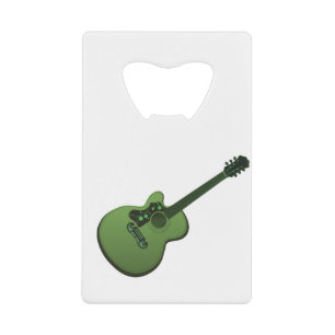 guitar unique design credit card bottle opener
