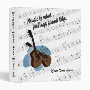 Guitar Version – Music Is What Feelings Sound Li Binder