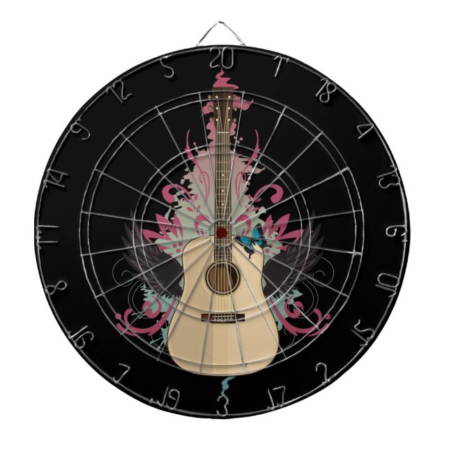 Guitar Vibes  Dartboard (Front)
